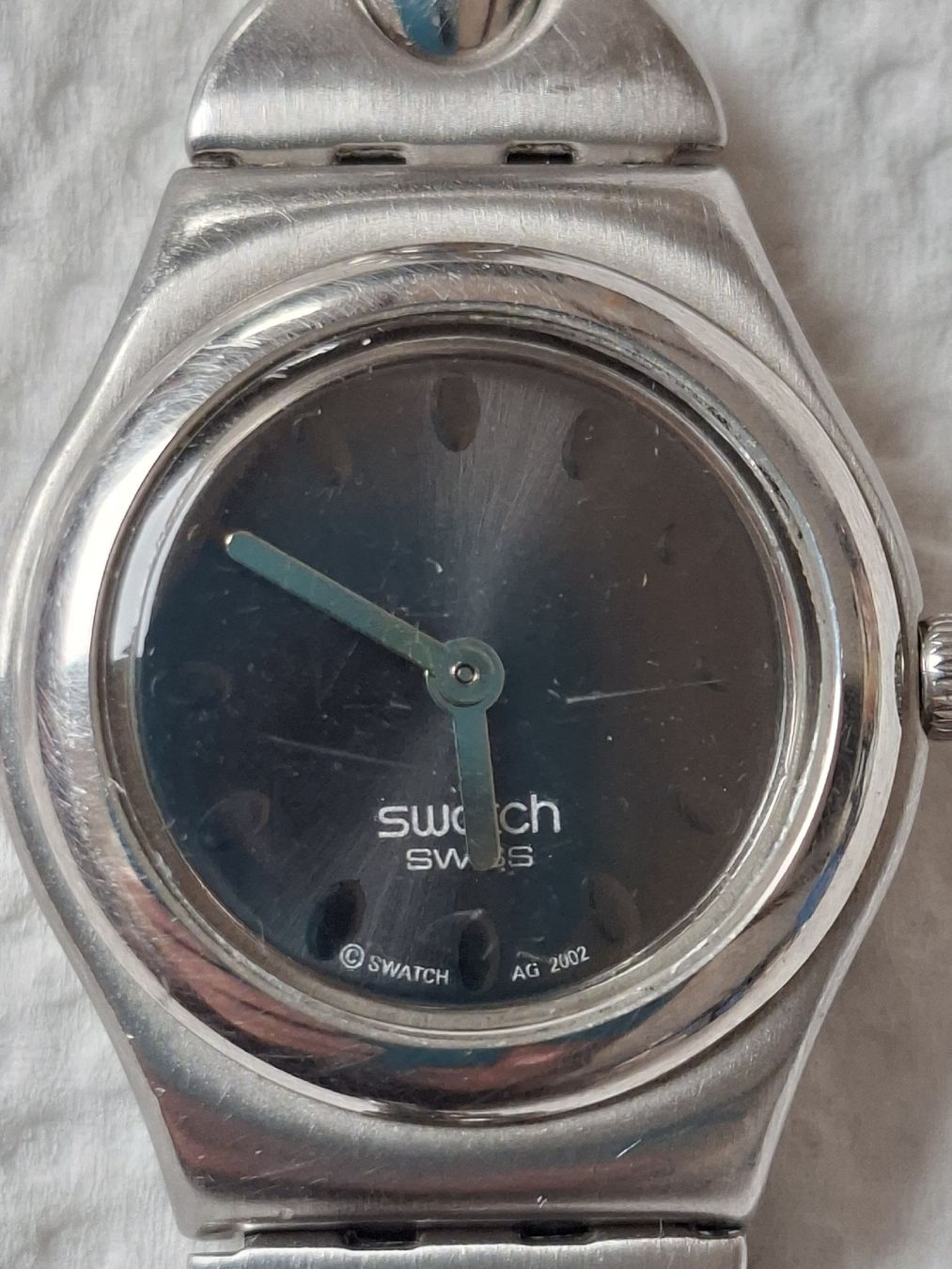 Swatch Orologi: Swatch Irony Damenuhr, Edelstahl 2002 – Usato da Klingnau venduto da vollmond36 6