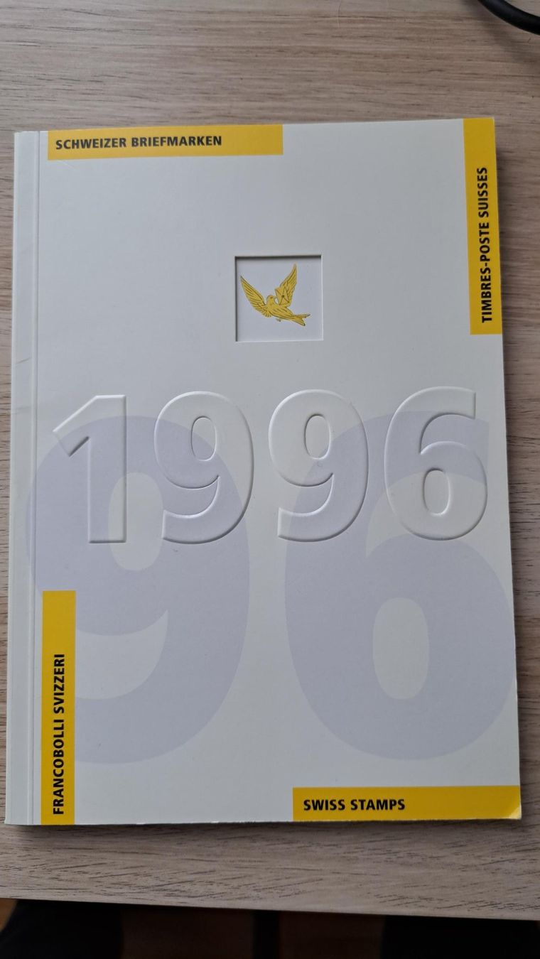 Tutti i francobolli: Schweizer Briefmarken Jahresbuch 1996 – Nuovo (secondo la descrizione) da Strengelbach venduto da zruktsnre45