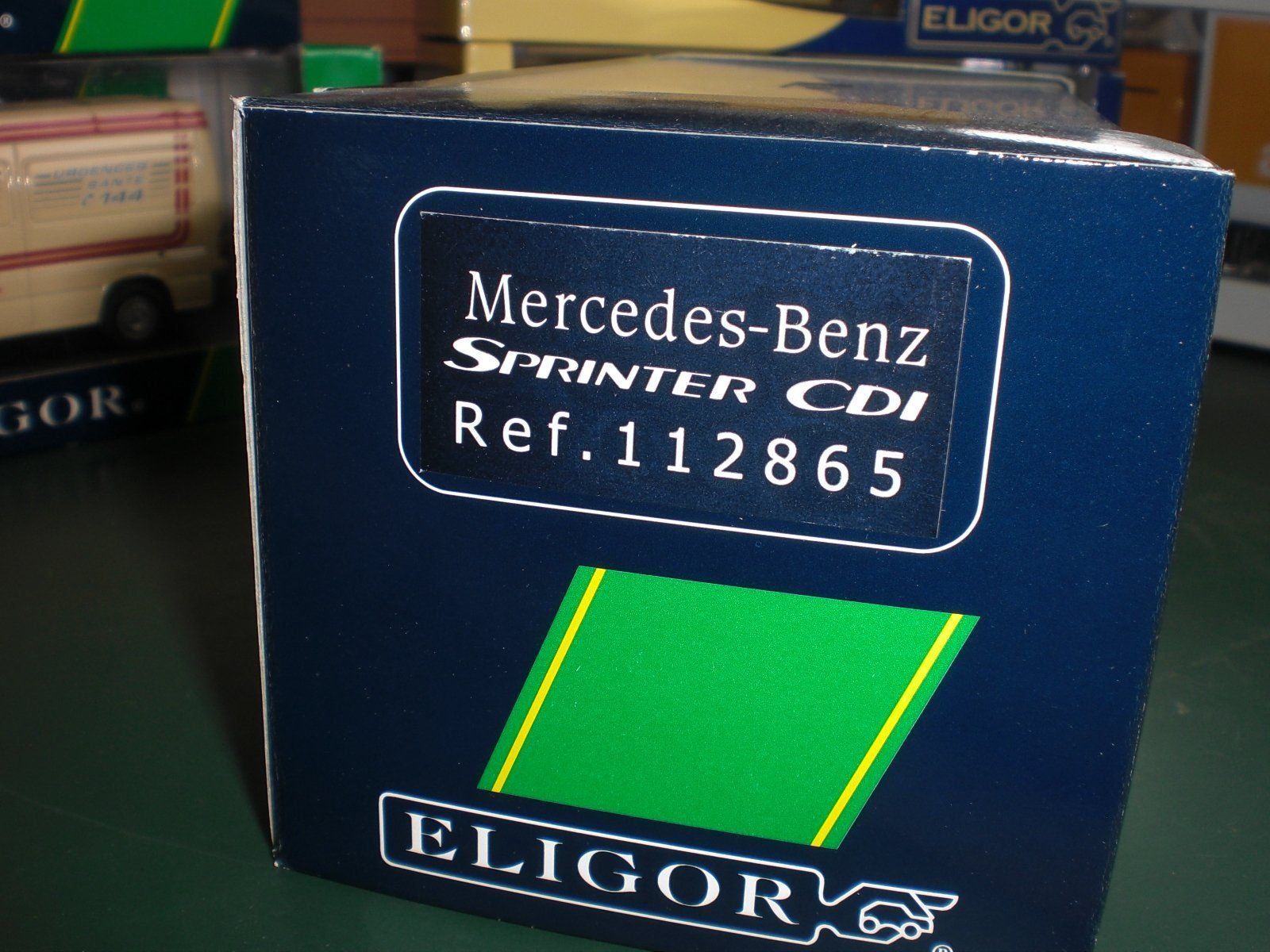 Mercedes-Benz Modellini d'auto: Mercedes-Benz Sprinter Minibus Phase II 2000-2002 "Schweizer – Nuovo e nell'imballaggio originale da Gerlafingen venduto da espero88 8