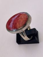 Silber Ring mit rotem Stein 925 