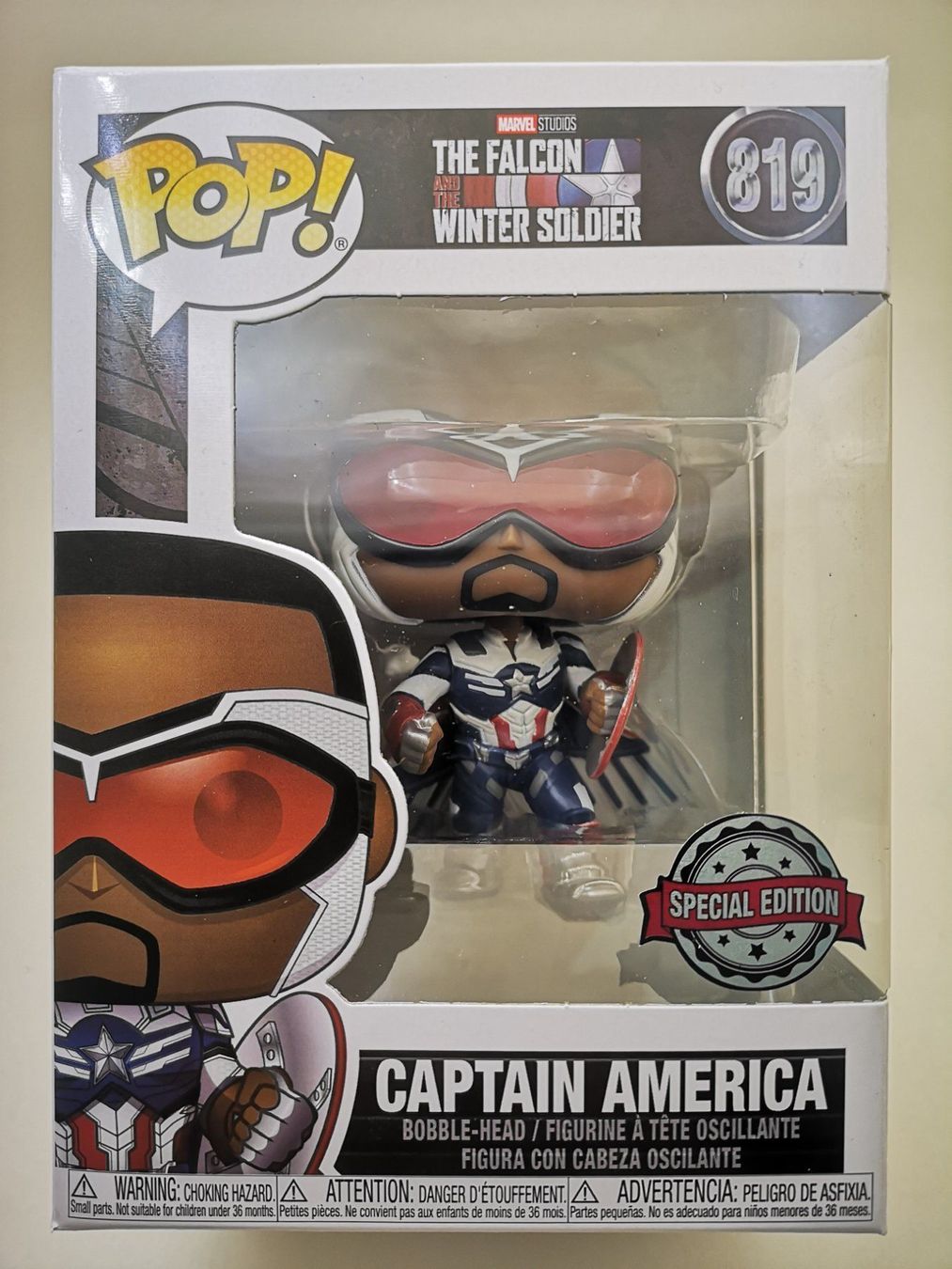 Funko Statuette: Funko Pop Captain America #819 – Nuovo e nell'imballaggio originale da Riehen venduto da _TheCollectorShop_