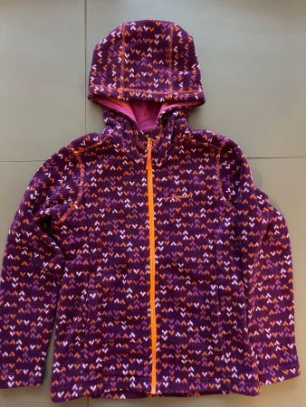 Warme Kapuzenjacke Fleecejacke Icepeak Grösse 128