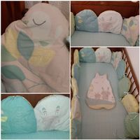 Bettumrandung Babybett inkl. passendem Babyschlafsack