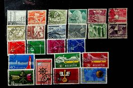 SUISSE TIMBRES OBLITÉRÉS 1949-1954./ U928