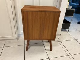 Mid-Century Barschrank Holz Vintage guter Zustand