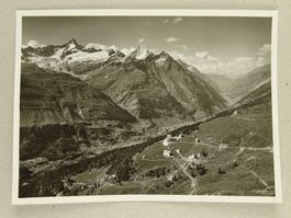 J. GABERELL: ZERMATT RIFFELALP WEISSHORN ZINALROTHORN, FOTO