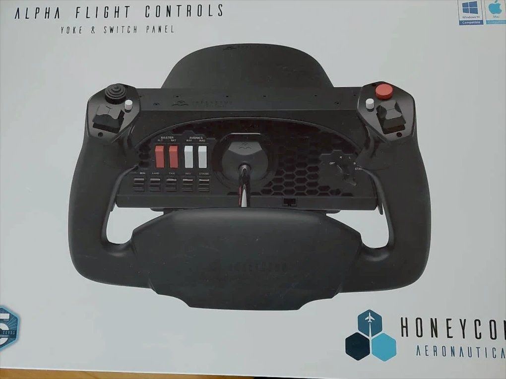 Honeycomb Controller: Controller Honeycomb Alpha Flight Controls, Yoke – Usato da Wolfertswil venduto da Mauro.fux