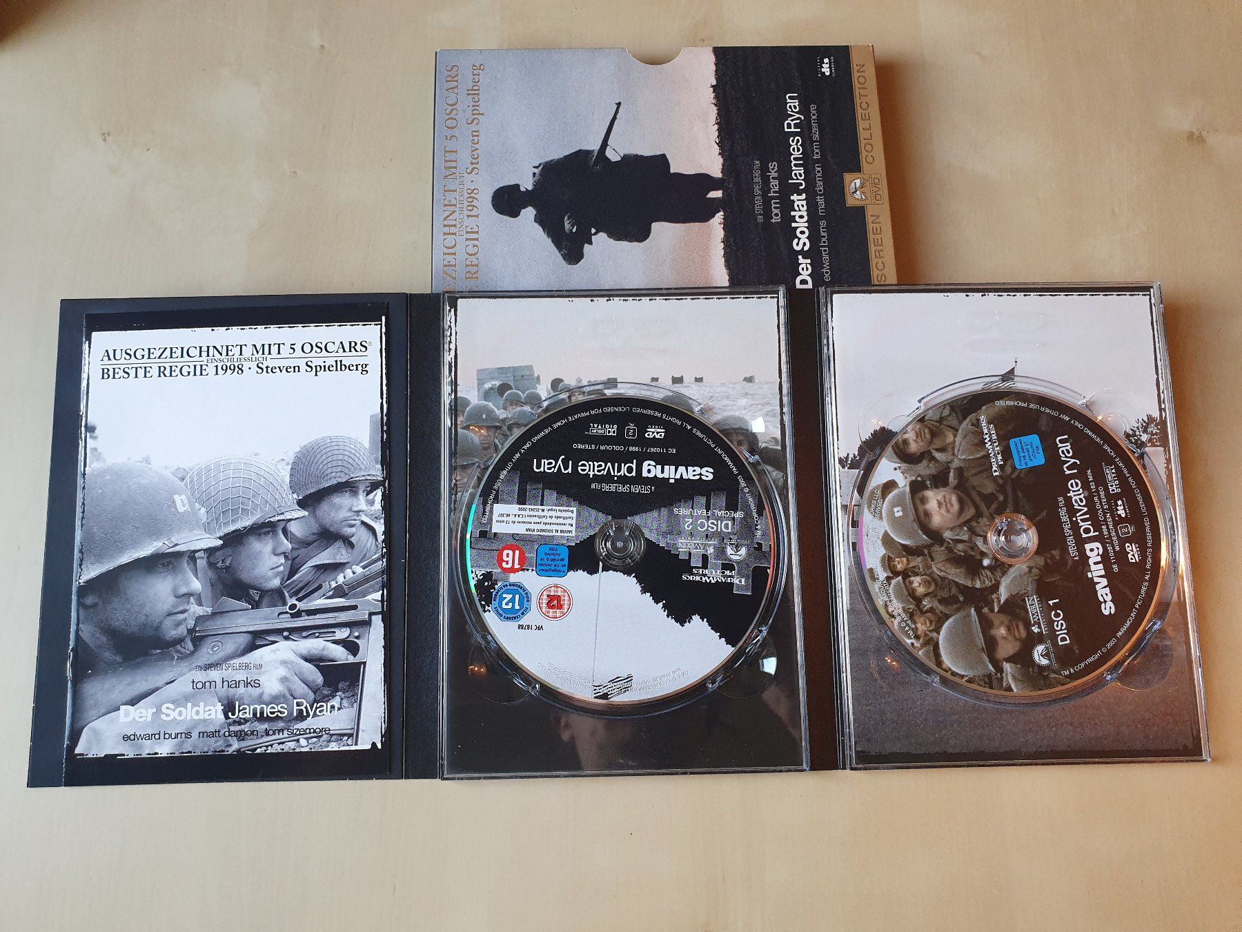 Tous les DVDs: Der Soldat James Ryan 2 DVD's – D'occasion à Stansstad par collectorsshop 2