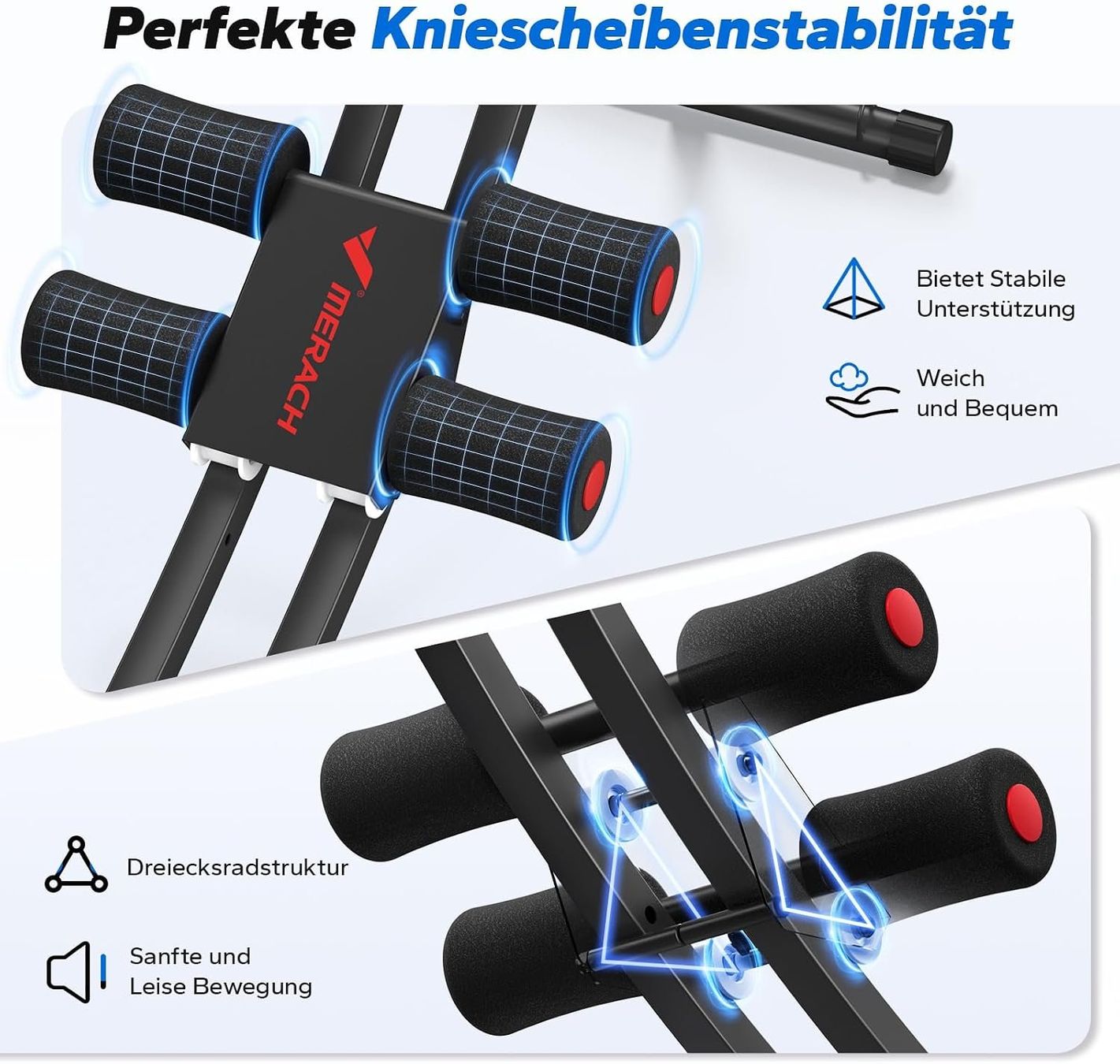 Hometrainer: Bauchtrainer Ab Roller Dual Track verstellbar – Nuovo e nell'imballaggio originale da St. Gallen venduto da VerkaufsMaus50 6
