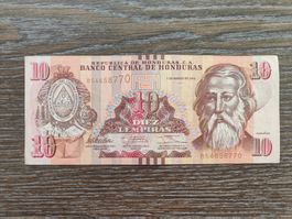 Honduras 10 Lempira 2012 !!!!!!!!
