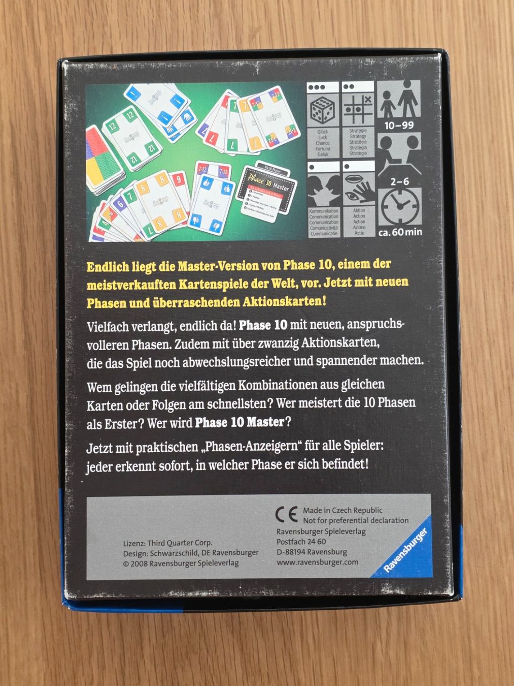 Ravensburger Giochi: Phase 10 Master Ravensburger – Usato da Gränichen venduto da 8Bit_Pixel 1