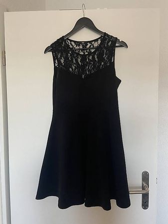 Schwarzes Kleid, Sommerkleid, gr 38