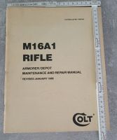 Colt M16A1 Rifle, Manuel d'entretien  - ORIGINAL 1980