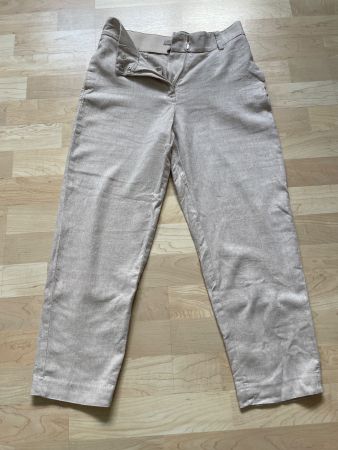 Helle H&M Sommerhose, Beige, Grösse 34, Top Zustand!