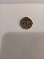 Pièce de collection rare : 5 som Kirghizistan année 2008