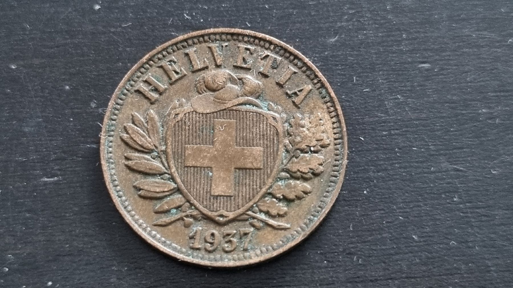 Tutti le monete: Pièce de 2 centimes, Helvetia 1937 - SUPERBE – Usato da Vésenaz venduto da labonnevente83