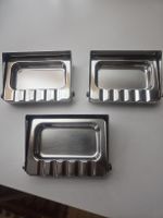 Vintage Wand Aschenbecher aus Metall, 3 Stk. zu verkaufen