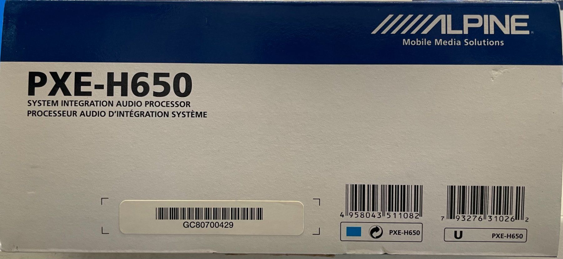 Radio: Processeur Audio Alpine PXE-H650 – Usato da Erde venduto da EmilieDess 2