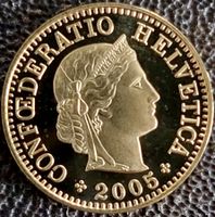 5 Rappen 2005 stgl. / aus Münzsatz