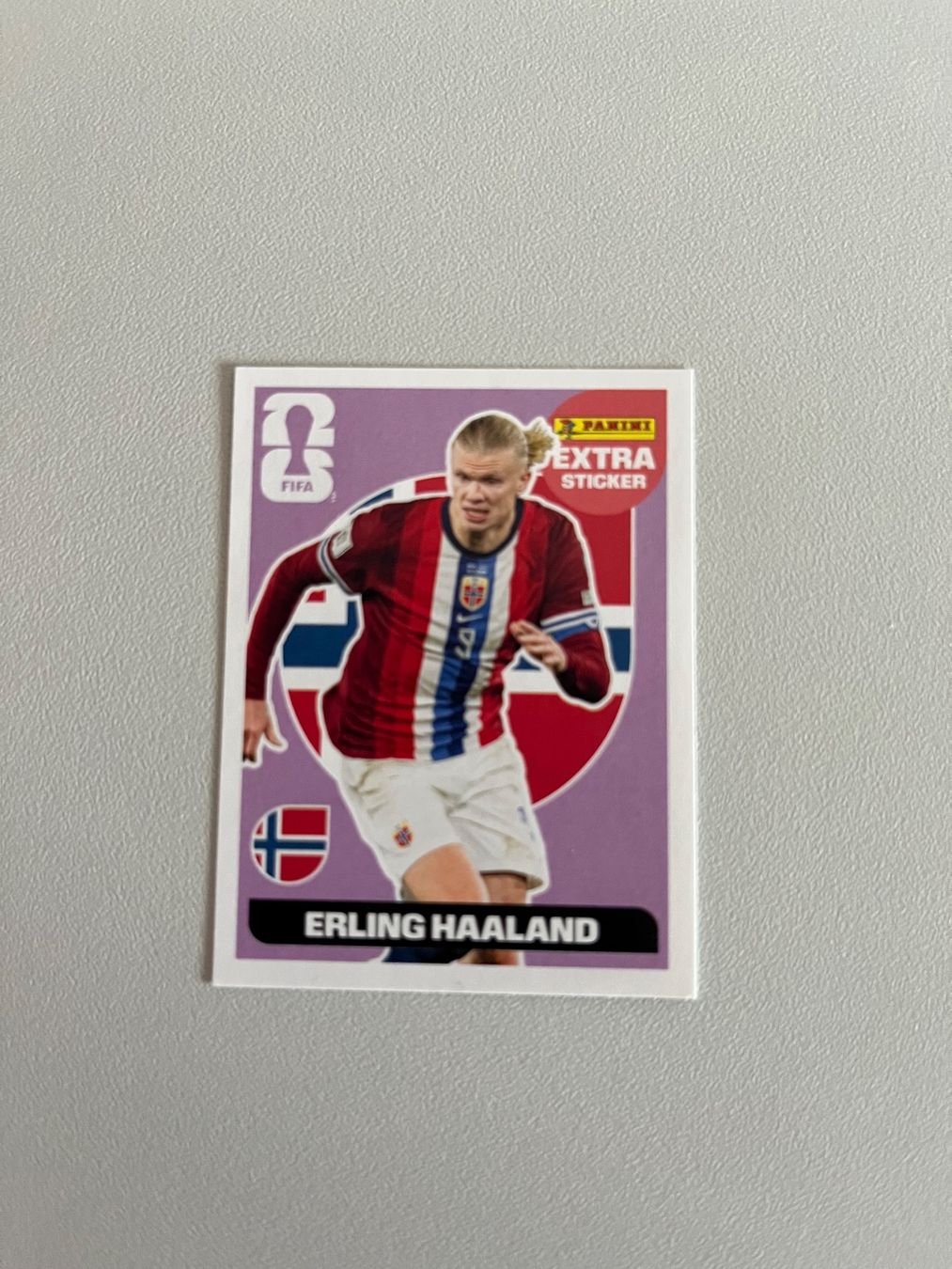 Panini Carte collezionabili: Panini Extra Sticker Erling Haaland Lila – Usato da Walchwil venduto da Dave1023