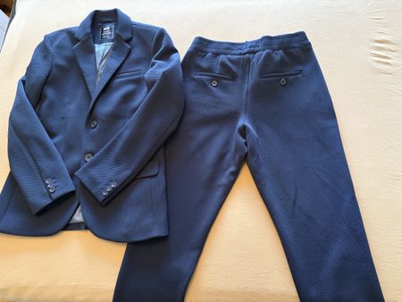 Lässiger Anzug WE blau Grösse 158/164 gebrauch