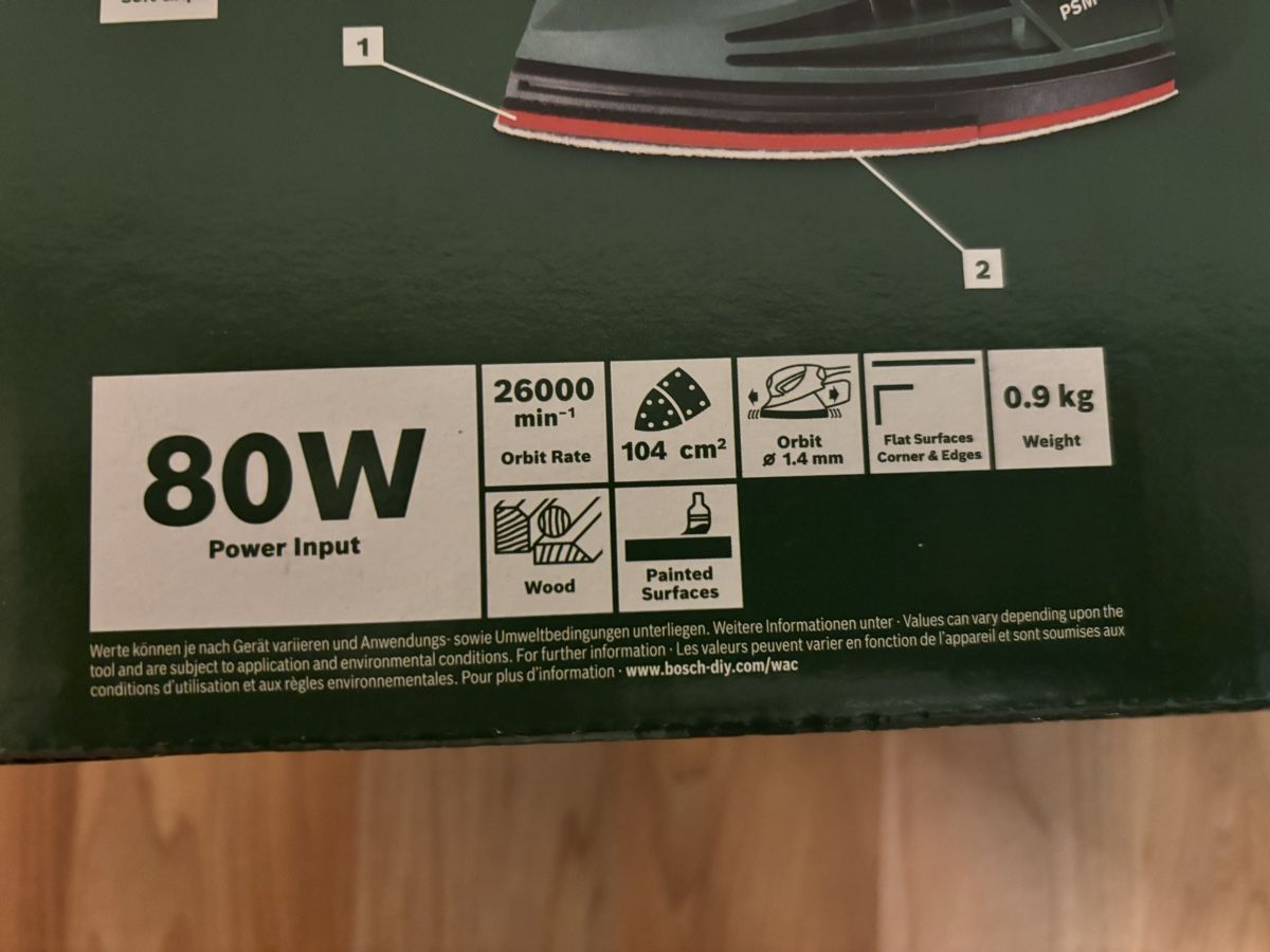 Bosch Tutti gli attrezzi: Bosch Multischleifer neu Originalverpackt – Nuovo e nell'imballaggio originale da Steinach venduto da jas_r5q9 1