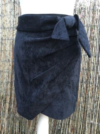 Jupe noire style velours ZEBRA, taille XS, NEUF