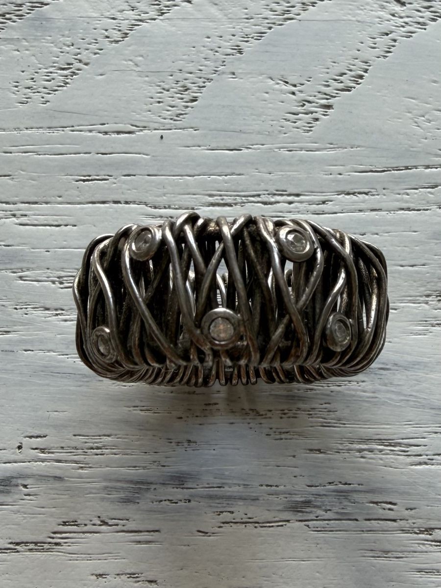 Bagues: Ring Silber mit Steinen – D'occasion à Schönenbuch par Wenscles