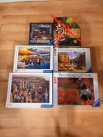 Lot de 5 Puzzles (Ravensburger & Clementoni)