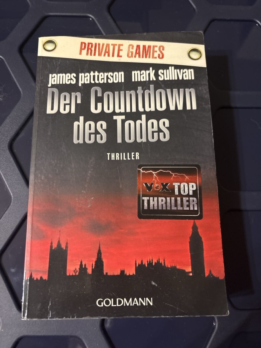Libri: Der Countdown des Todes, Thriller James Patterson  – Usato da Grafenried venduto da hollywoodprincess