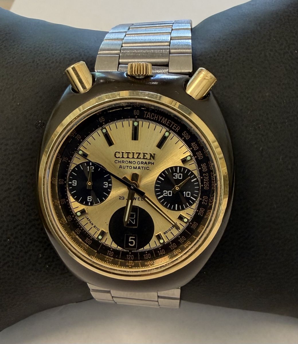 Citizen Orologi: Citizen Bullhead Chronograph Automatik  – Usato da Untersiggenthal venduto da Panjshir
