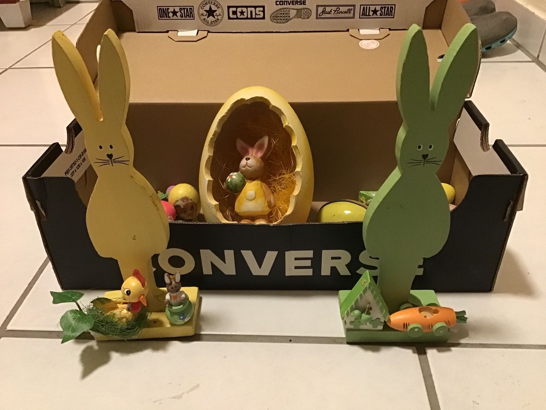 Alle Dekorationen: Schachteli mit Osterdeko – Gebraucht aus Giswil von Pingu109 2