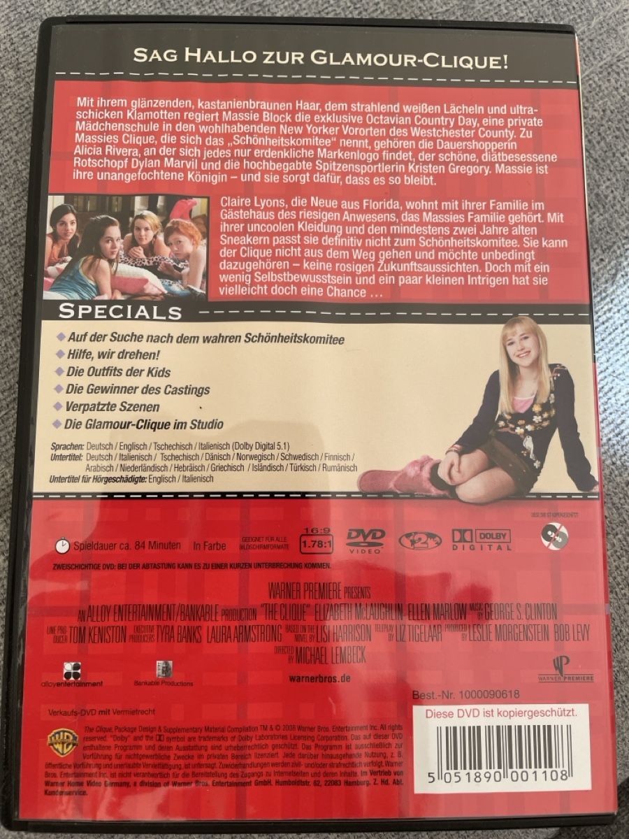 Tous les DVDs: Die GlamourClique – D'occasion à Moosseedorf par Mojash3 1
