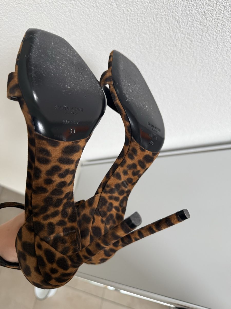 Saint Laurent Scarpe da donna: SAINT LAURENT - Leopard Sandales - 39FR – Nuovo (secondo la descrizione) da Frick venduto da aowoe 3