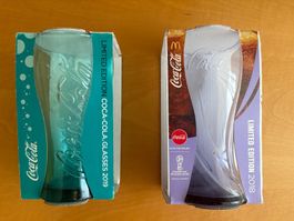 Coca-Cola-Gläser Limited Edition, neu und originalverpackt