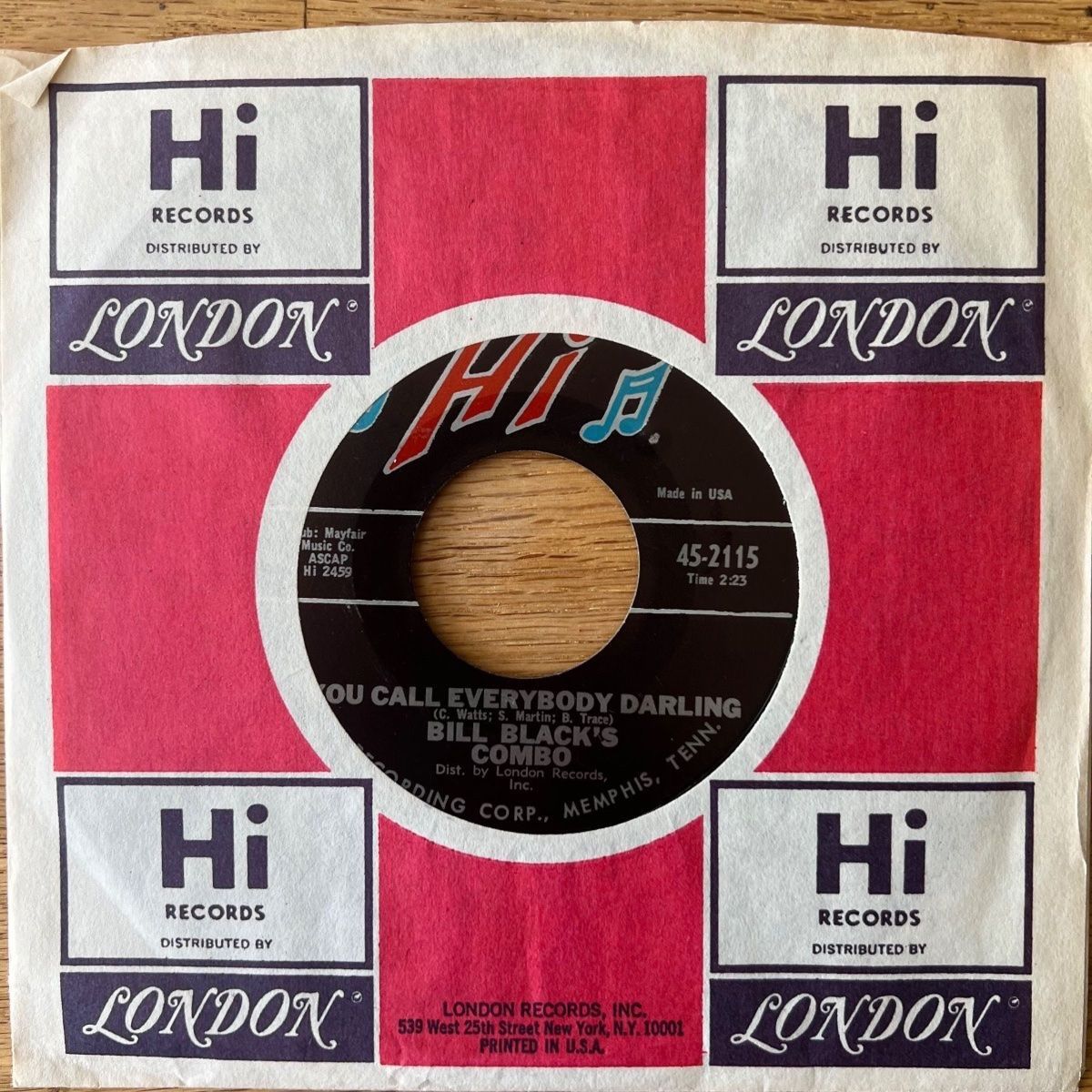 Vinyles: Bill Black's Combo - Rambler / 1. US-Press. 1966 – D'occasion à Gais par soundcave57