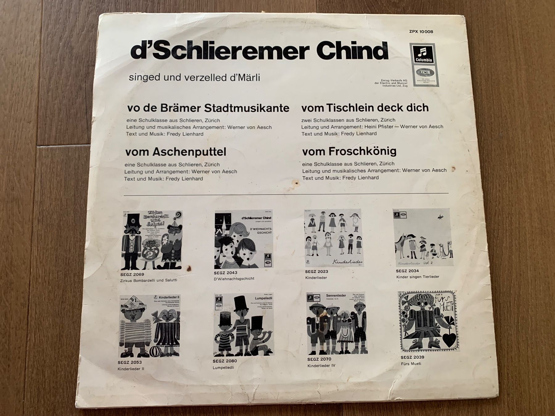 Dischi in vinile: d‘Schlieremer Chind Schallplatte – Usato da Regensdorf venduto da Spyke55 1