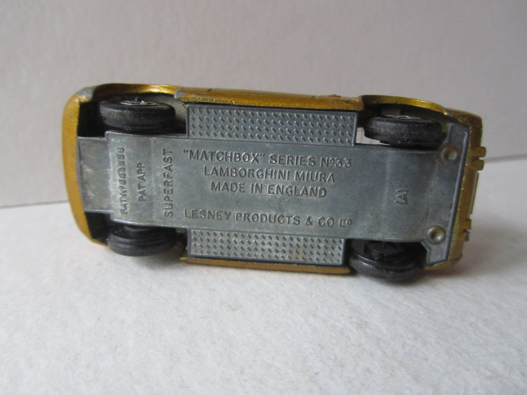 Matchbox Modellini d'auto: Lamborghini Miura, Matchbox Superfast, Nr. 33A – Usato da Weiningen ZH venduto da dietsch57 6