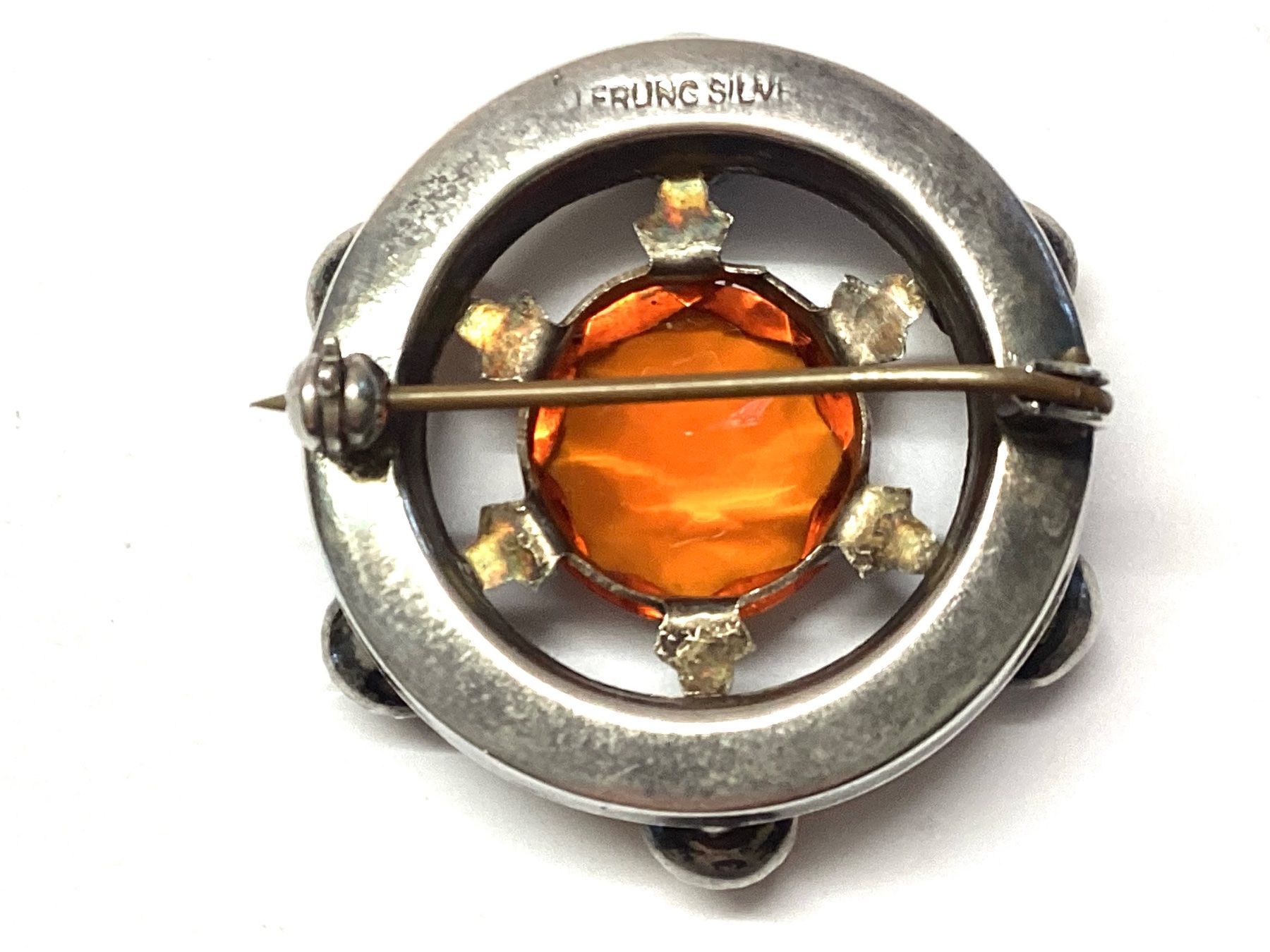 Spille & Fermagli: Original Viktorianische schottische Silber u. Achat Brosche – Usato da Eglisau venduto da mar_5rn2 8