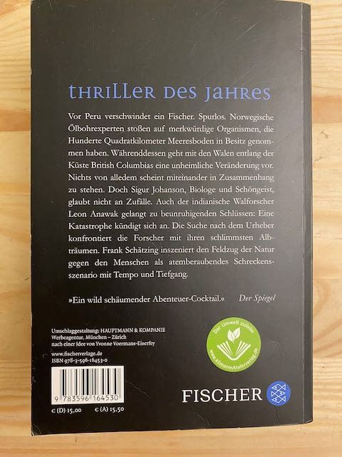 Bücher: Frank Schätzing - Der Schwarm – Gebraucht aus Glarus von  1