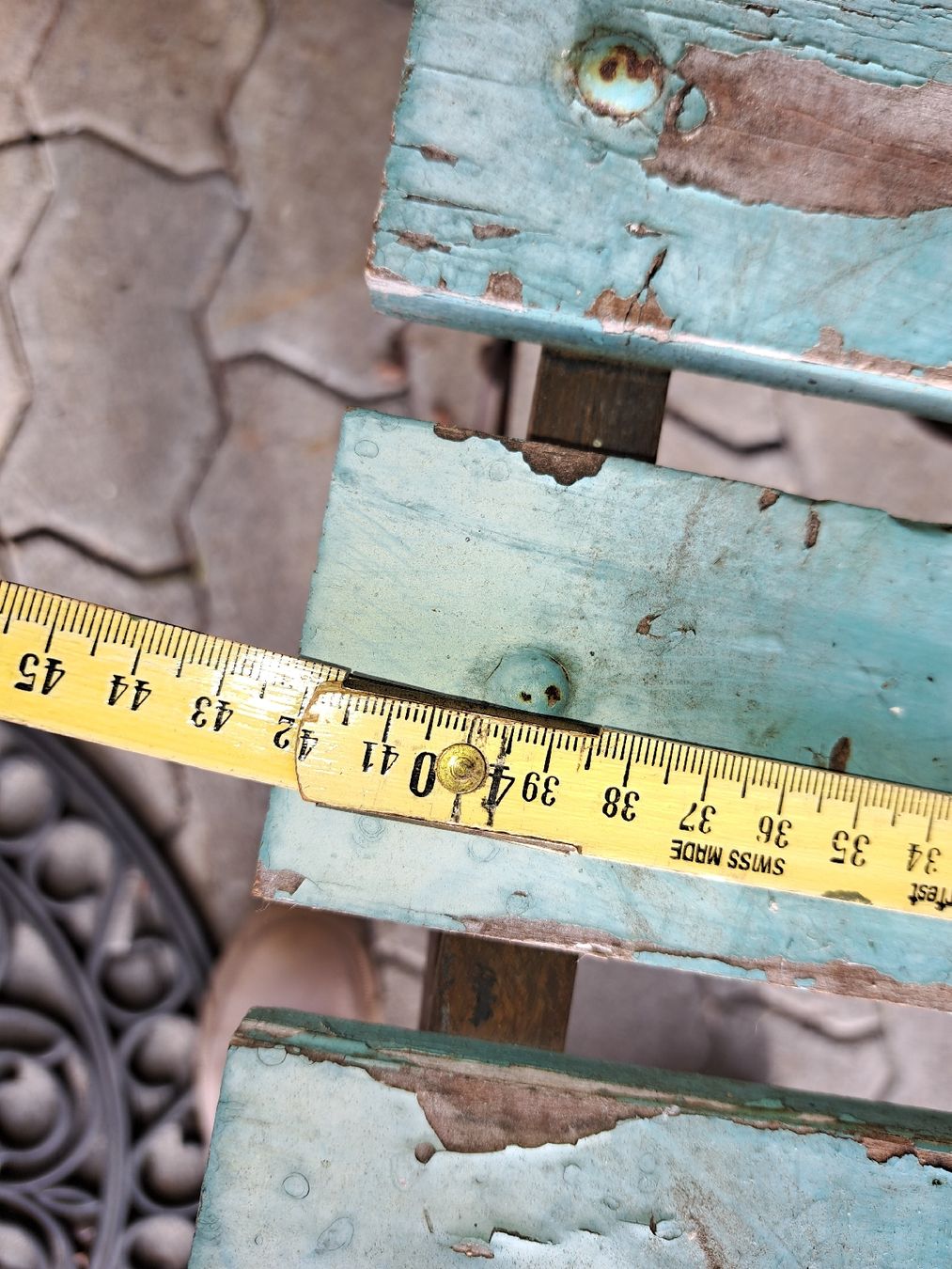 Sedie: Französischer Bistro Gartenstuhl antik – Usato da Kölliken venduto da Upcycling-by-Mc-TAM 8
