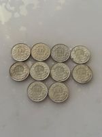 10 x 1 Franken 1962 - 1967  Silber  Stgl