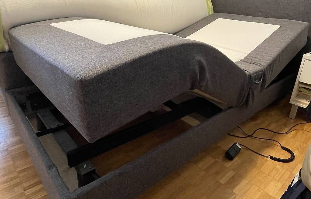 Interio Betten: Boxspring Bett elektrisch verstellbar, 180x200cm – Gebraucht aus Steffisburg von santra 3