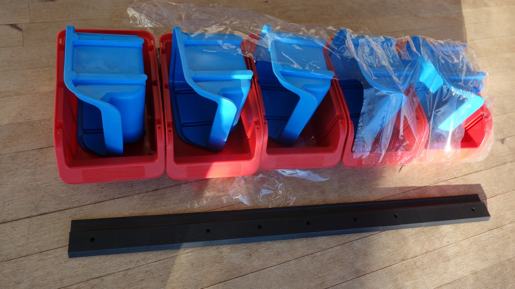 Contenitori & Simili: Sichtlagerkästen Sortierboxen Stapelboxen Set – Usato da wolfhausen venduto da dynamik1971