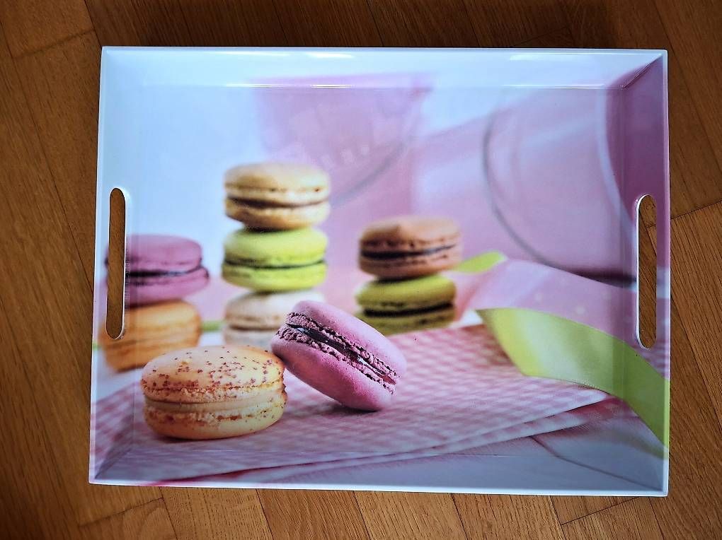 Piatti di portata: Serviertablett mit Macron Dekor, 40x31cm – Nuovo (secondo la descrizione) da St.Gallen venduto da suryKe 1