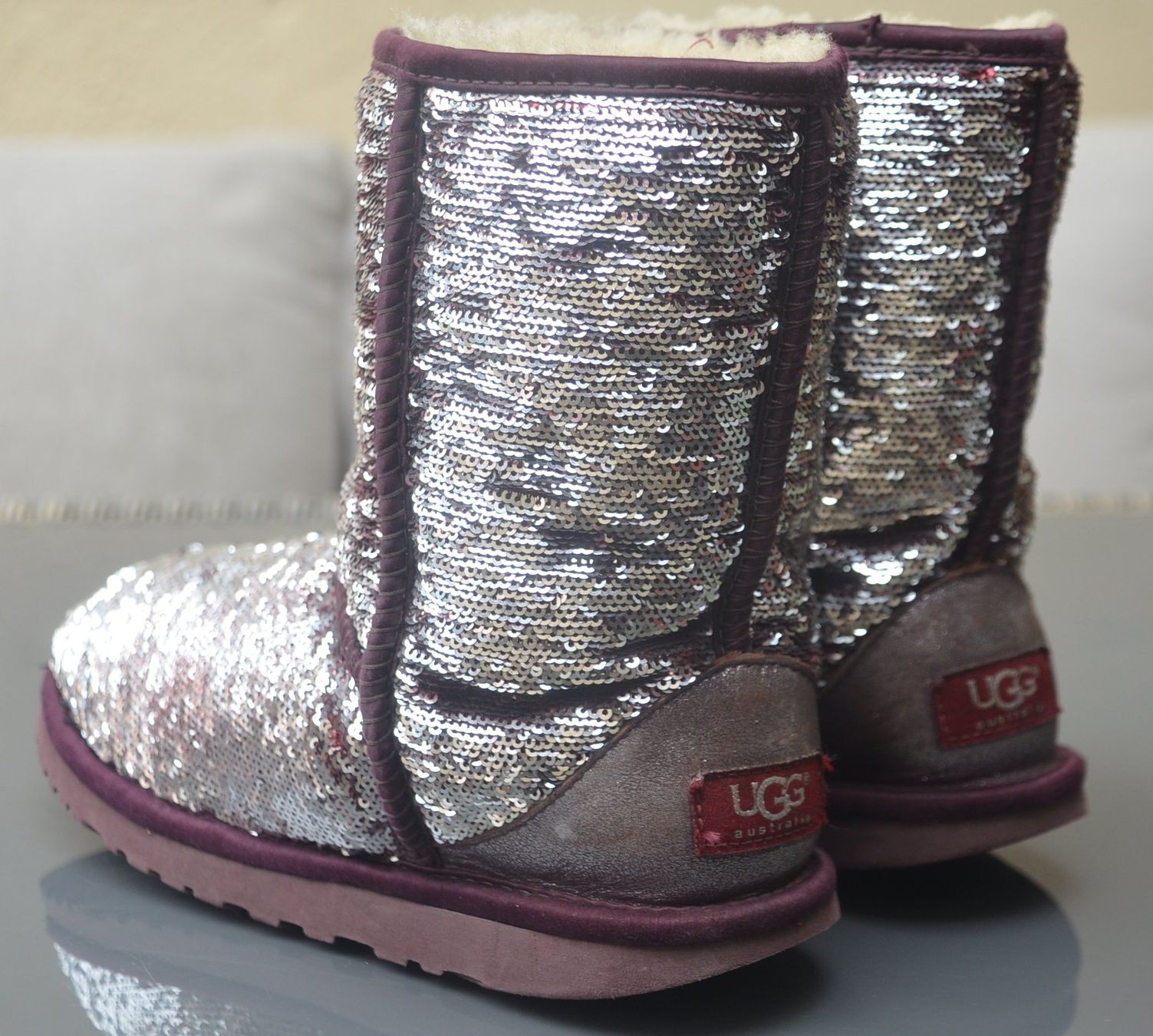 Ugg Scarpe da donna: Boots / bottes UGG W Classic Short Sequin .36 – Usato da Collonges venduto da arashee 5