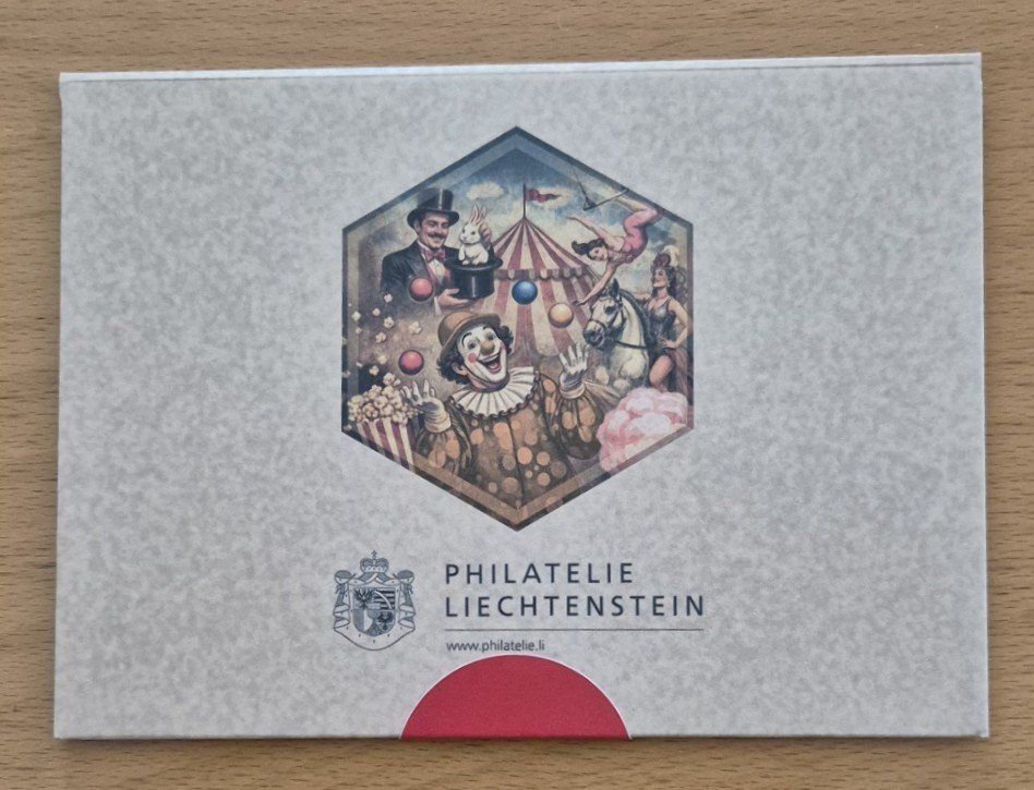 Tous les timbres: 3 x Crypto Circus "Der Zauberer ROT" 3 verschiedene Zelte! – Neuf (Voir description) à St. Moritz par Guenteratch 1