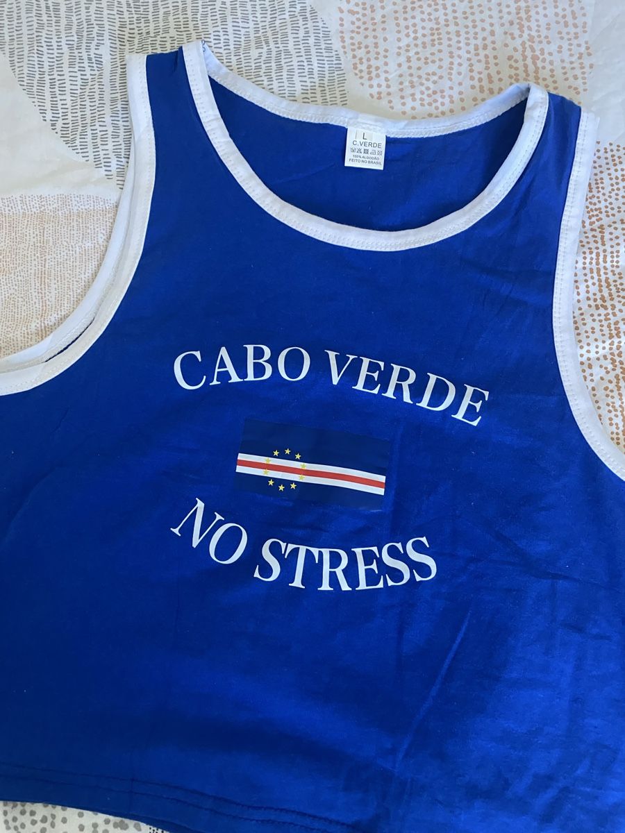 T-Shirts: Débardeur bleu - Cabo Verde - taille L – Neu und originalverpackt aus Delémont von Emi-98 1