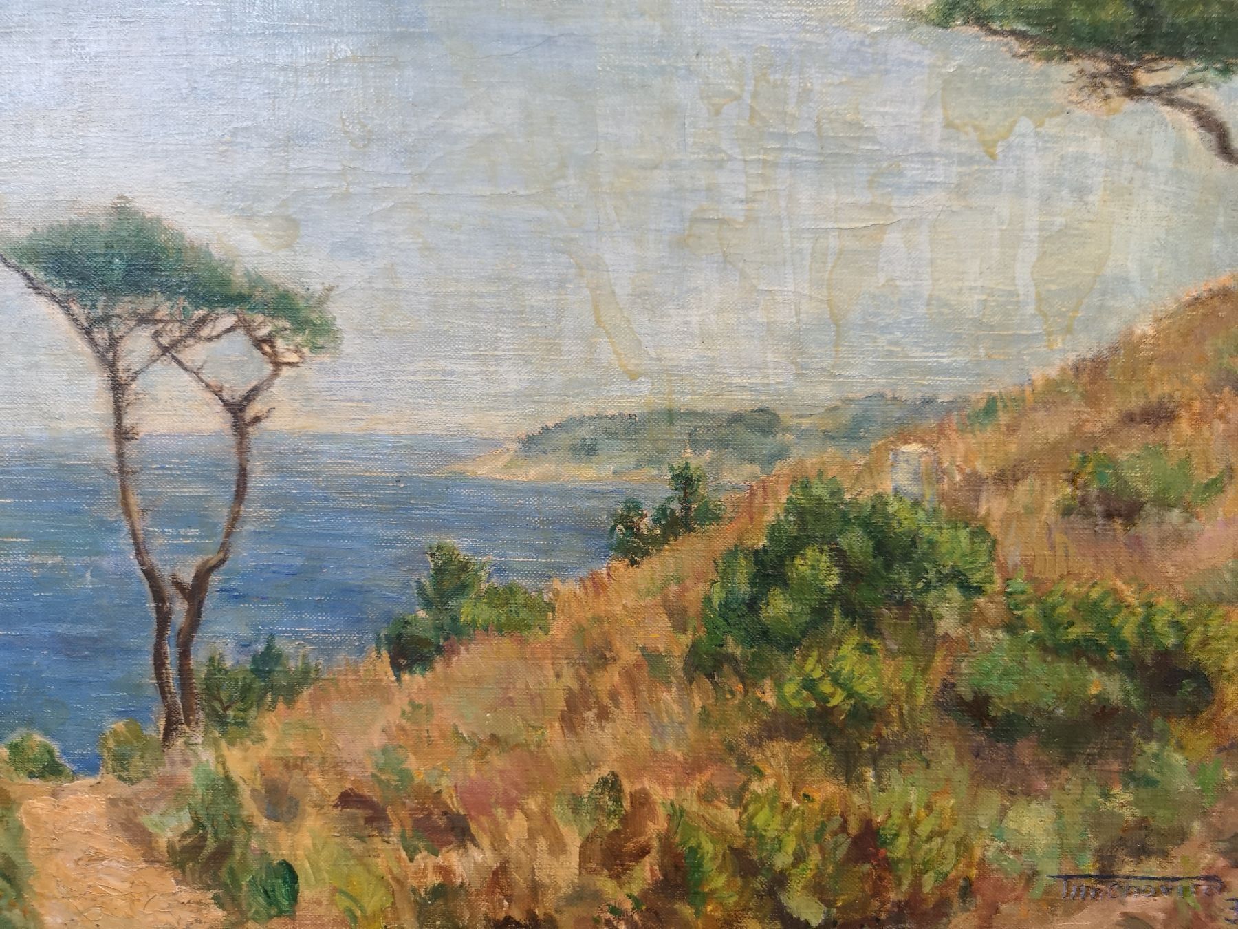 Dipinti: PAYSAGE SIGNÉ ET DATÉ 32 – Usato da Genève venduto da Qanil77 1