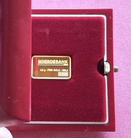 MIGROS BANK - 2.5 GRAMM - OVP MIT ZERTIFIKAT !